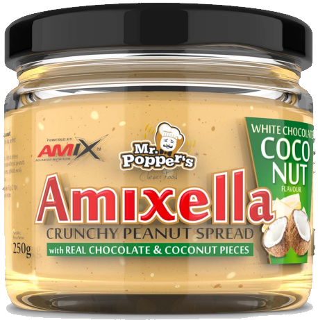 Kokosbutter Amix Amixella 250g weiße Schokolade Kokosnuss