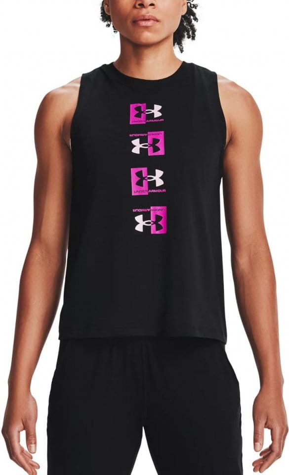Singlet Under Armour Live UA Repeat Muscle Tank-BLK
