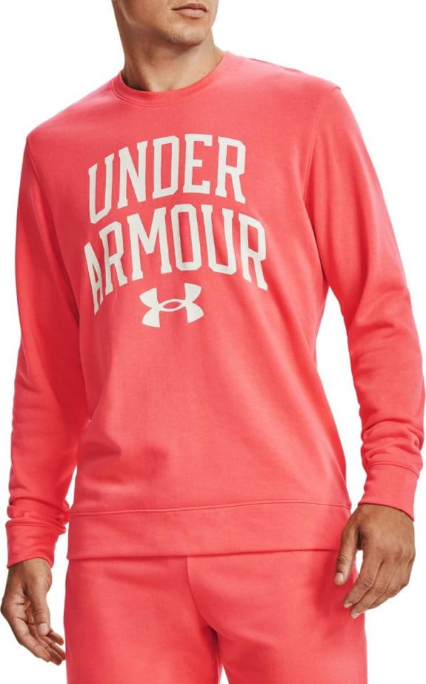 T-Shirt Under Armour UA RIVAL TERRY CREW-RED