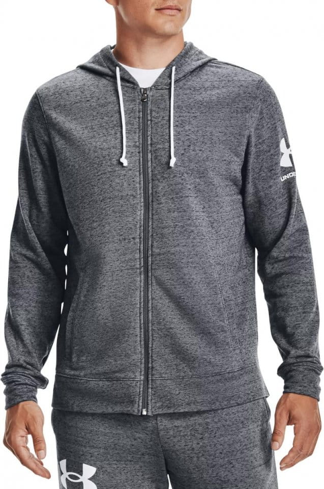 Hoodie Under Armour UA RIVAL TERRY FZ HD-GRY