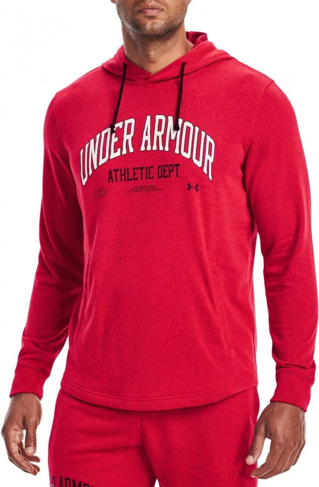 Hoodie Under Armour UA Rival Try Athlc Dept HD-RED