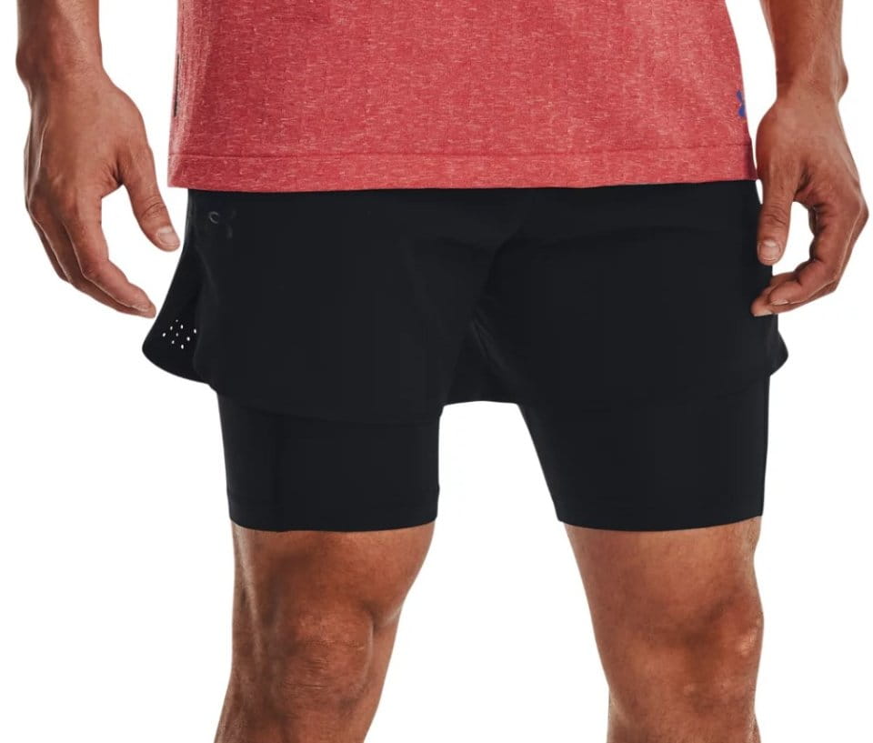 Shorts Under Armour UA Peak Woven 2in1 Sts-BLK