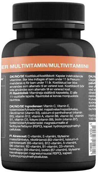 Vitamine und Mineralien Pure Power Multivitamin 100 capsules
